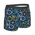 thumbnail image 2 of KLL Bicycle Colorful Men's Cotton Boxer Briefs Underwear-Small, 2 of 8