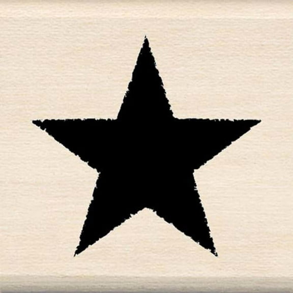 Inkadinkado Star Wood Mounted Stamp