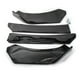 thumbnail image 5 of Kits de cuerpo de alerón divisor de de parachoques delantero universal para coche, de repuesto compatible con la mayoría brillante Yotijar Divisor de labios del parachoques delantero, 5 of 10