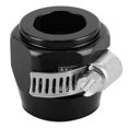 thumbnail image 1 of Hose Finishing Clamp Finisher Connector for Fuel/Oil/Diesel/Gas/Air/Water Pipe 10AN Aluminium AlloyBlack, 1 of 5
