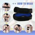thumbnail image 6 of Vocoste Pair Basketball Knee Protector Patella Support Stabilizers for Race Playing Polyester Blue, 6 of 7