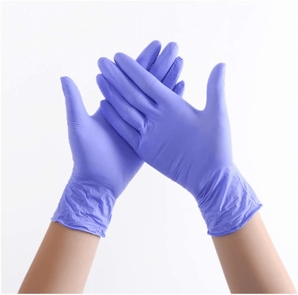 200 x MEDIUM Tough Blue Nitrile STRONG Tattoo Mechanic Disposable Gloves M 