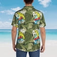thumbnail image 3 of Lsque Surfing Dinosaur pattern Hawaiian Shirt for Men, Unisex Summer Beach Casual Short Sleeve Button Down Shirts-Medium, 3 of 9