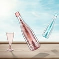 thumbnail image 2 of [BIG CLEARANCE]Wine Glasses Set Plastic Bottle Integrated Shape Tall Champagne Glasses, 2 of 6