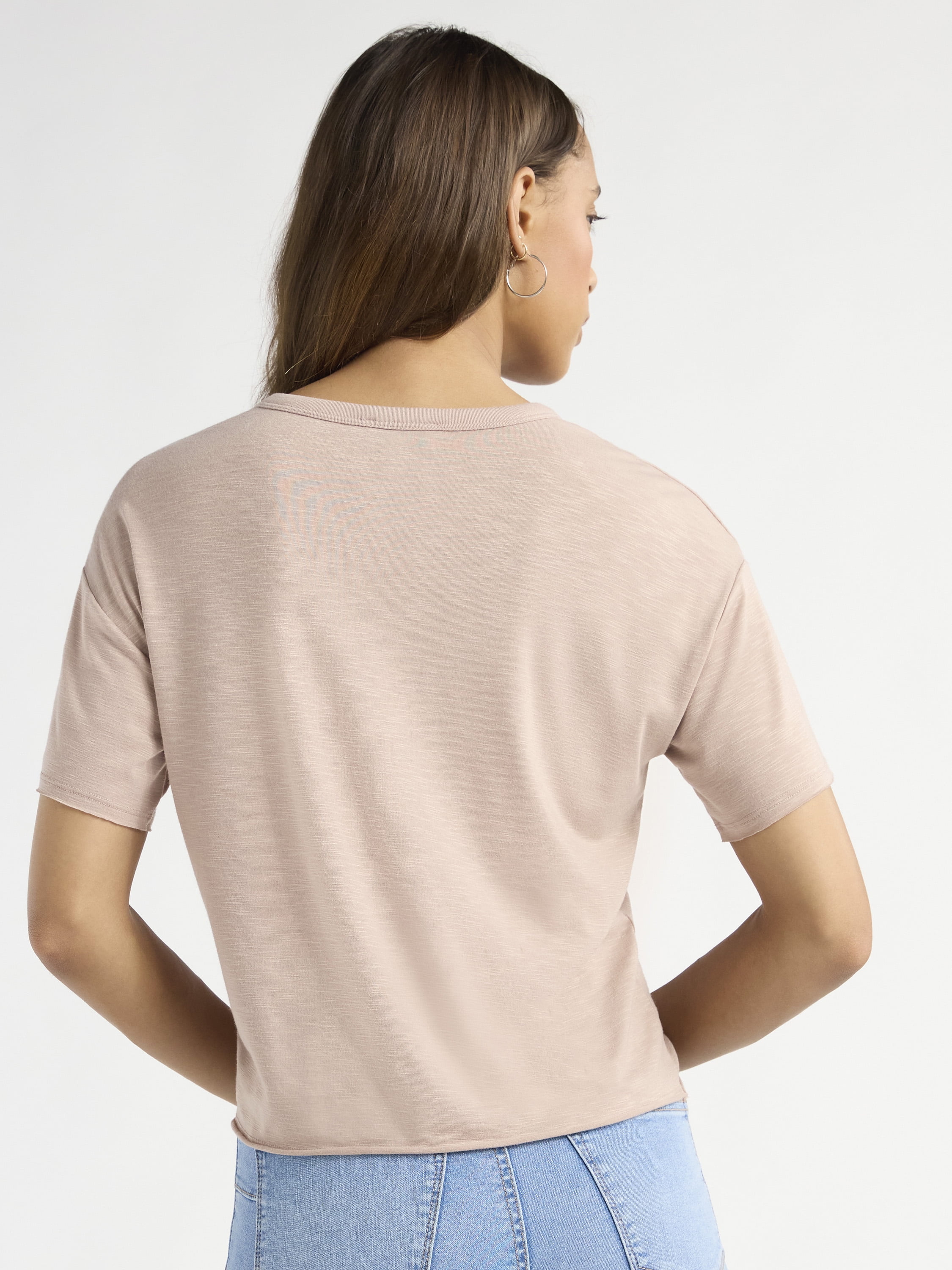 Sofia by Sofia Vergara Women's and Women's Plus Size Sofia Tee with Short Sleeves, Sizes XS-4X