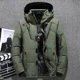 thumbnail image 3 of Abrigo de invierno de pato blanco grueso y cálido, parka resistente al viento para hombre, abrigo de viaje para acampar, ropa de color sólido, nueva chaqueta de plumas con capucha para hombre, 3 of 4