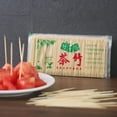thumbnail image 2 of Flmtop 1000Pcs/Set Practical Dual-side Use Toothpick Eco-friendly Labor-saving Bamboo Dinner Toothpick for Home, 2 of 11