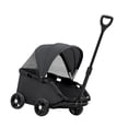 thumbnail image 3 of Cochecito para mascotas, carrito para perros y gatos, transpirable, de 4 ruedas, plegable, para gatitos, cachorros, conejos, compras y acampadas. negro, 3 of 8