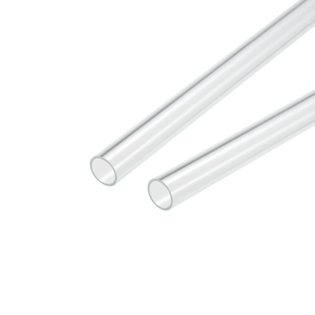 Unique Bargains Tube Acrylique Rigide Rond Transparent 13mm ID 15mm OD 10 Pieds pour Lampes et Lanternes, Système de Refroidissement par Eau 2 Pcs