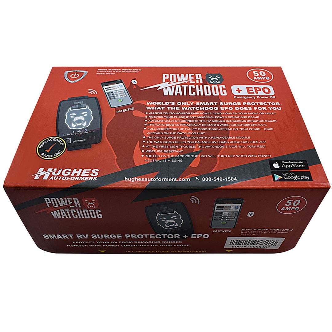 Hughes Autoformers PWD50EPOH Power Watchdog Smart Surge Protector + EPO - 50 Amp (Hardwire)
