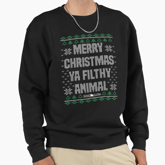 Home Alone Funny Sweater Unisex Sweatshirt Funny Retro Vintage Christmas Graphic - Daily Wear Essential G8655, Up to Size 5XL