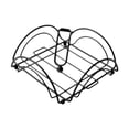 thumbnail image 1 of Soporte de almacenamiento de tejido de mesa Dispensador de servilletas plano Almacenamiento multipropósito Soportistas de servilletas de papel rústico Negro, 1 of 8