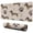 Dachshund and Paws, variant on Long Mouse Pads for Desk,Cute Cartoon Pug Desk Mats on Top Of Desks, Desk Mouse Pad Extra Large with 3mm Non-Slip Base and Stitched Edge for Gaming,Office,Work,Home 31.5"x11.8"