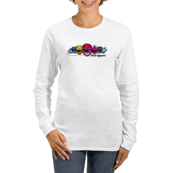 CafePress - Power Rangers Linear H Women's Long Sleeve T Shirt - Women's Long Sleeve Graphic Casual T-Shirt