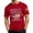 W9-Red, variant on Mens American Flag Shirts 250th America Anniversary 4th Of July Shirts Short Sleeve National Flag Print Shirt Crew Neck Independence Day 1776-2026 Patriotic Tee Tops,Red 2XL