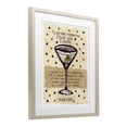thumbnail image 3 of Stupell Industries Dotted Martini Recipe Birch Framed Print Under Glass design by Nancy Overton, 21 x 17, 3 of 10