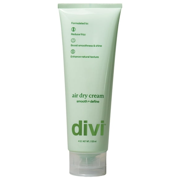 divi Air Dry Styling Cream for Natural Hair Texture, Smooths Frizz & Defines Curls
