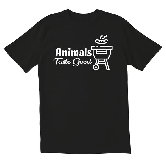 TotallyTorn Animals Taste Good Novelty Sarcastic Funny Men's T Shirts