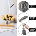 thumbnail image 4 of Metal Hand Bell, Zinc Alloy Hand Bell Silver  For Training Pets, 4 of 8