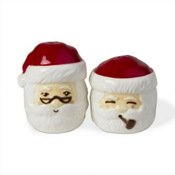 Santa Buddies Salt & Pepper Set Christmas New Adorable Set TAG
