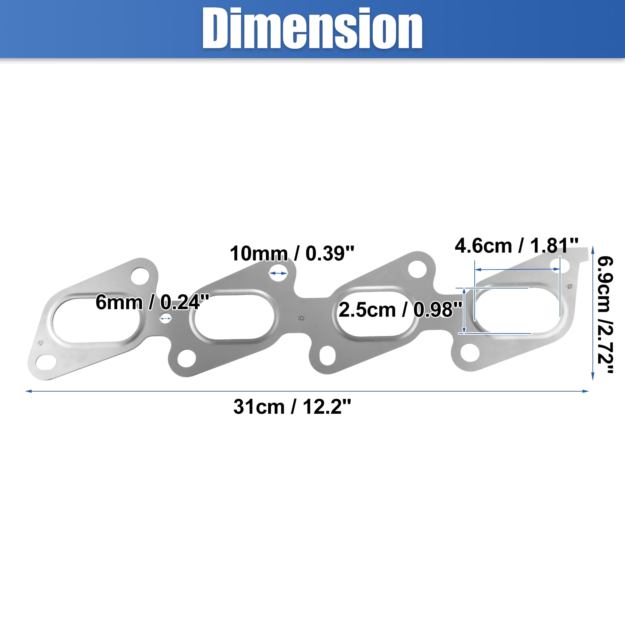 Unique Bargains Exhaust Manifold Gasket for Buick Encore 1.4L 2013-2021