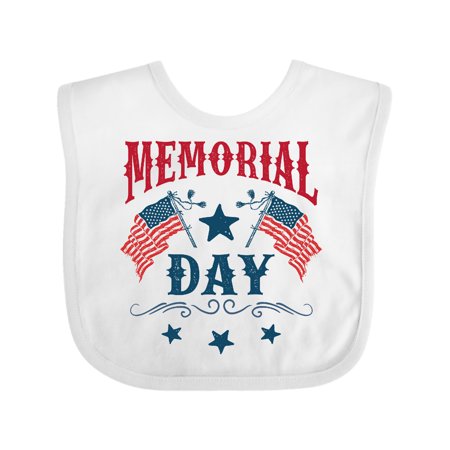 

Inktastic Memorial Day Holiday Patriotic Gift Baby Boy or Baby Girl Bib