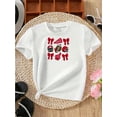 thumbnail image 2 of Girls Football Graphic T-shirts for Outdoor Sports and Daily Wearing, Young Girls T-Shirts, Size from 3-13Y, 2 of 5