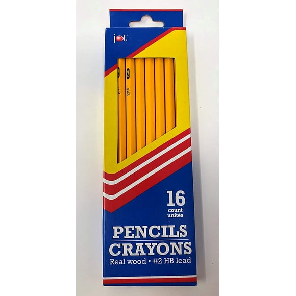Yellow No. 2 Pencils, 16-ct. Packs (1 box of 16)