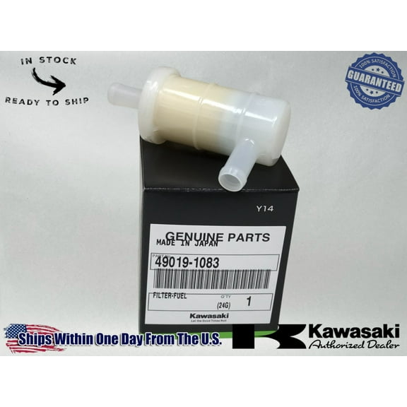 Kawasaki Genuine OEM Authentic Fuel Filter ZX9R ZZR1200 (1998-2005) 49019-1083