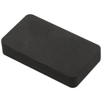 Magnetic Whiteboard Dry Erase Erasers Chalkboard Cleansers for Classroom, Home And Office (Black) Eactix