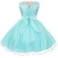 thumbnail image 2 of Big Girls' Special 3D Flowers Embroidered Flowers Girls Dresses Ivory 10 (J36K01), 2 of 2