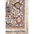 thumbnail image 4 of nuLOOM Harriet Vintage Medallion Fringe Area Rug, 3' x 5' Oval, Light Brown, 4 of 8