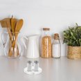 Turn Table Display Design Milisten 2-Pack Transparent Rotating Display Base with Smooth Swivel ...