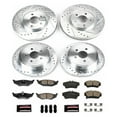 thumbnail image 3 of PowerStop Front and Rear Z23 Evolution Sport Carbon-Fiber Ceramic Brake Pad and Drilled & Slotted Rotor Kit Fits: CHRYSLER DODGE Select Models K1708, 3 of 10