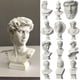 thumbnail image 2 of Estatua de David de resina, Mini cabeza, arte de decoración, mitología nórdica, música, figura de artista, estatua, escultura de Arte moderno europeo, 2 of 3