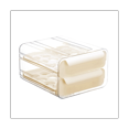 thumbnail image 1 of 2 Tier 32 Drawer Egg Storage Box Plastic Kitchen Refrigerator Container Organizer Egg Tray Tray, 1 of 5