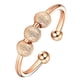 thumbnail image 4 of Spinner Fidget Beads Rings mujeres niñas anillos de ansiedad aliviar el estrés anillos de acero inoxidable giratorio libremente anillo Hy, 4 of 5