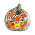 thumbnail image 2 of Disco Pumpkins, Disco Pumpkin Home Decor LED Glowing Pumpkin Disco Ball for Festive Halloween Party Table or Room Display,12.5cm, silver, 2 of 6