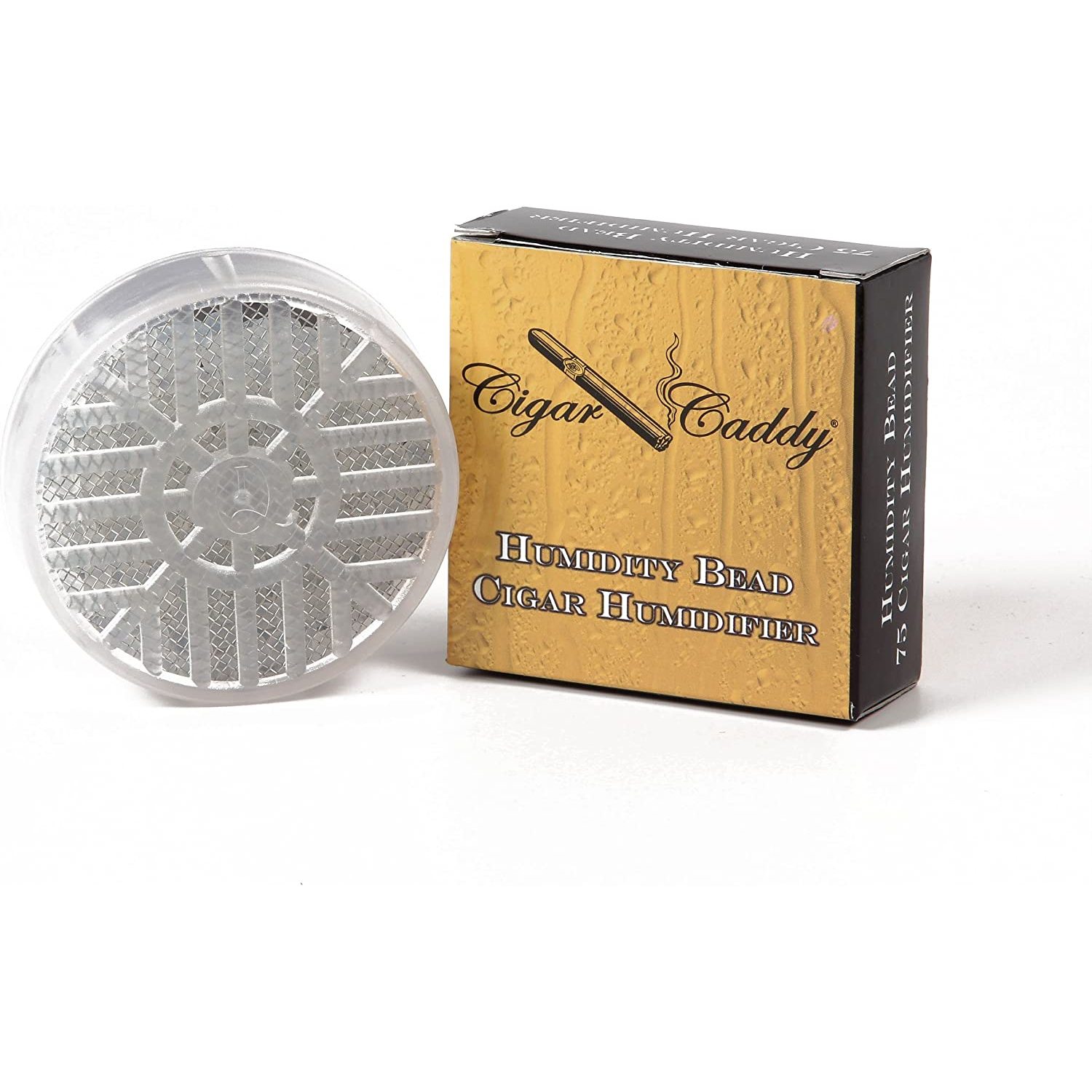 Humidity Bead Cigar Humidifier, Clear cartridge for easy viewing of