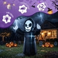 thumbnail image 5 of KITBONIS 4FT Halloween Grim Reaper Inflatable Decor Reaper with LED-Lits Halloween Indoor Outdoor Decor Horror Party Decoration, 5 of 7
