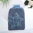 thumbnail image 6 of 1 Pc Double Side Shower Gloves Exfoliating Glove for Bathroom 8.66"x5.51" Blue, 6 of 6