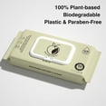 thumbnail image 3 of Nature’s Wipes – Plant-Based Flushable Wet Wipes for Adults, Hypoallergenic & Alcohol-Free – Extra Soft, Biodegradable, Septic Safe & Travel-Friendly – Resealable Pack (5 Packs, 50 Each), 3 of 4