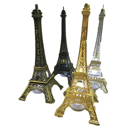 Eiffel Tower Paris Metal Stand Model Table Decor with LED waterproof