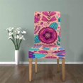 thumbnail image 4 of RYLABLUE Spring Floral Stretch Chair Cover Protector Seat Slipcover for Dining Room Hotel Wedding Party Set of 1, 4 of 5