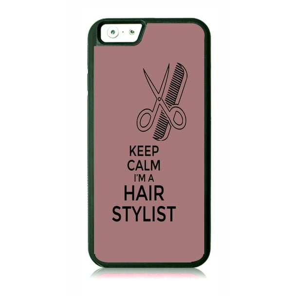 Keep Calm I'm a Hair Stylist Black Rubber Case for the Apple iPhone 6 Plus / iPhone 6s Plus - Apple iPhone 6 Plus Accessories -iPhone 6s Plus ...