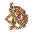 thumbnail image 1 of koolsoo 2x Children Dance Gymnastic Ribbon Wands, 4 Meters Rhythmic Artistic Twirling - Colorful, 1 of 9