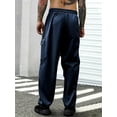 thumbnail image 2 of Men's Cargo Pants with Drawstring Elastic Waistband & Large Pockets, Casual Pants for Hiking Jogging, 2 of 6