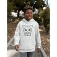 thumbnail image 2 of Fox With A Scarf Hoodie Juniors -Image by Shutterstock,  Medium, 2 of 4