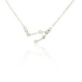 thumbnail image 1 of pitrice Ins Constellations Theme Friendship Necklace Rhinestone Comfortable Delicate with Display Card Pendant for Lover Festival Gifts Libra Silver, 1 of 6