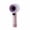 Purple, variant on Slim Handheld Turbo Fan with Digital Display High Speed Wind Gathering USB Rechargeable Mini Portable Gift for Tech Lovers